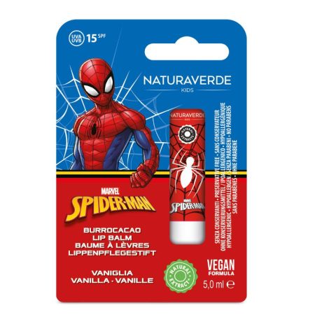 SPIDERMAN Lip balm με άρωμα βανίλια και UVA SPF15