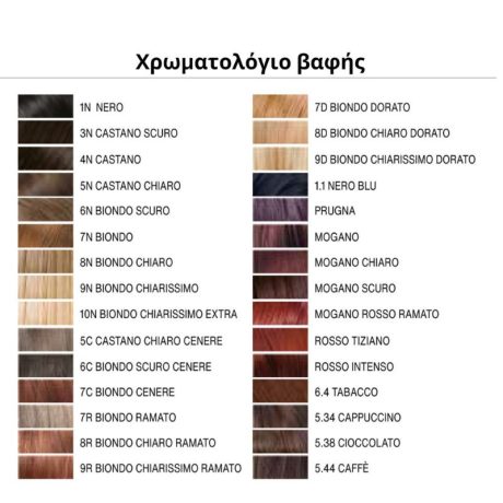 ΒΑΦΗ ΜΑΛΛΙΩΝ NATUR COLOR GREEN ΣΕΤ