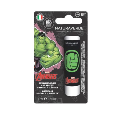 AVENGERS LIP BALM ΜΕ ΑΡΩΜΑ ΒΑΝΙΛΙΑΣ ΚΑΙ UVA SPF15 ΚΩΔ. Ι-5465