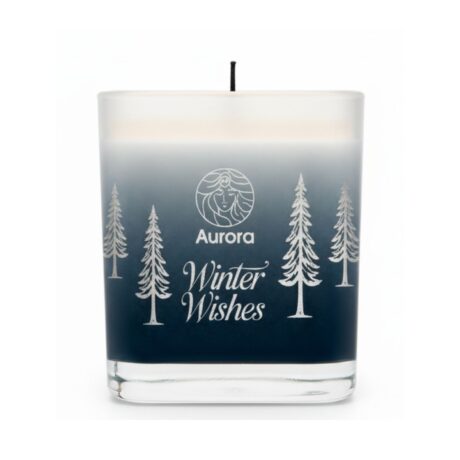 AURORA X-MAS WINTER WISHES – Αρωματικό Κερί 200g Με άρωμα Χειμωνιάτικου Σορμπέ Πορτοκαλιού