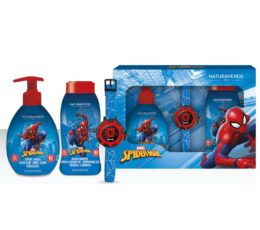 Spiderman Σετ Παιδικής Φροντίδας με Ρολόι Προτζέκτορα