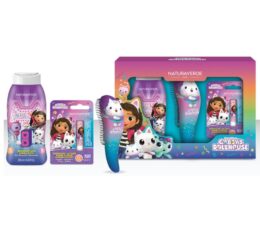 Gabby’s Dollhouse Παιδικό Σετ Δώρου – Bubble Bath 250ml, Lip Balm & Βούρτσα Μαλλιών